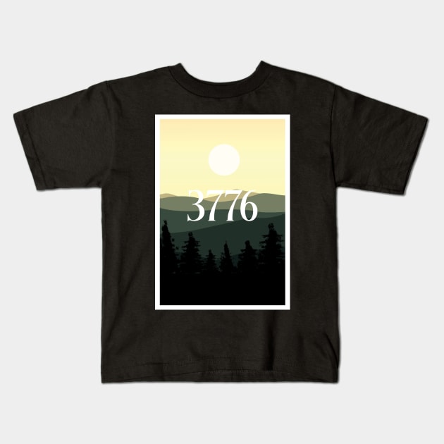 3776 Kids T-Shirt by okefandi